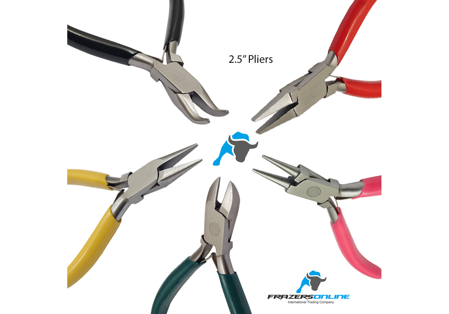 5Pcs Jewelers Pliers Set Jewelry Making Beading Wire Wrapping